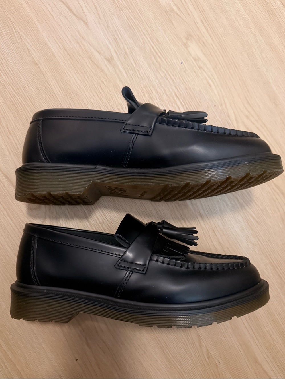 Dr. Martens Black Tassel Loafers